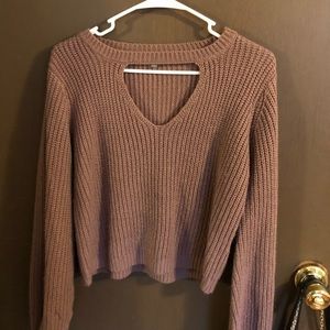 Cut out sweater